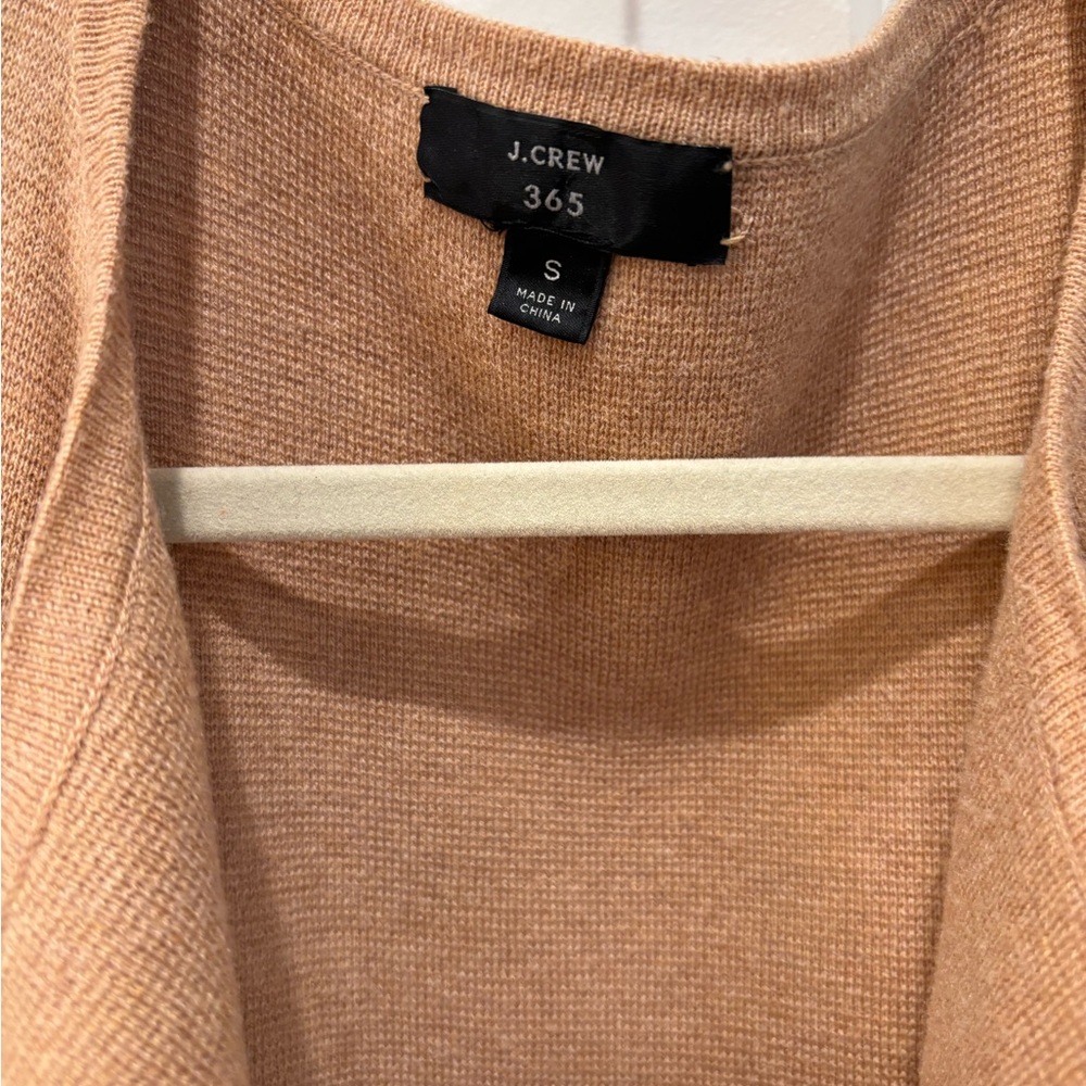 J crew tan sweater